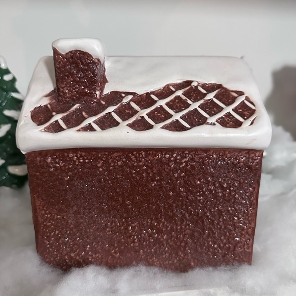 Gingerbread House Cabin Holiday Decor - Picture 4 of 6